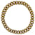 Balenciaga Logo-Halskette aus goldfarbenem Messing Golden Metallisch  ref.597146