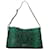 Autre Marque Prism Bag aus grünem Leder mit Schlangenprägung  ref.597170