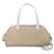 Autre Marque Sanduhr-Tasche aus elfenbeinfarbenem und weißem Leder Beige  ref.597173