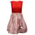 Alice + Olivia Kirie Cocktail Dress in Red Silk  ref.597186