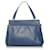 Céline Large Edge Bag Blue Leather Pony-style calfskin  ref.597284