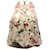 Alice + Olivia Neckholder-Bluse mit Blumenmuster aus beiger Viskose Zellulosefaser  ref.597436
