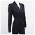 Tuta da smoking Thierry Mugler in lana e seta in passerella nera 2000 Taglia S / 36 - vista 5