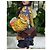 Bellissima borsa Hermès Lydie Marrone Bordò - vista 11
