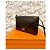 Bellissima borsa Hermès Lydie Marrone Bordò - vista 4