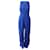 Tuta aderente con bottoni di Diane Von Furstenberg in lino blu Biancheria  ref.597697