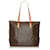 Louis Vuitton Brown Monogram Cabas Mezzo Leather Cloth  ref.597735