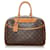 Louis Vuitton Brown Monogram Deauville Leather Cloth  ref.597777