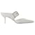 Alexander Mcqueen Boxcar pumps in Ivory and Silver Leather Multiple colors  ref.597819