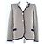 Chanel Giacca da uomo a righe blu nella taglia 40 Beige