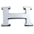 Hermès fivela de cinto hemres 5382 metal em paládio polido 32mm novo Hardware prateado Aço  ref.598019
