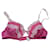 Dolce & Gabbana a estrenar con etiqueta Sujetador semirelleno rosa. Beige Fucsia Algodón Poliéster Elastano Poliamida  ref.598047