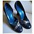Décolleté con zeppa Barbara Bui pelle blu navy 36 IT - vista 2