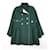 CHANEL AW11 Manteau court en tweed vert Laine  ref.598091