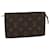 LOUIS VUITTON Monogram Bucket PM Accessory Pouch LV Auth ny066 Leinwand  ref.598138