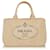 Bolso satchel de lona marrón con logo Canapa de Prada Castaño Beige Lienzo Paño  ref.598430