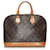 Louis Vuitton Brown Monogram Alma PM Leather Cloth  ref.599036