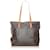 Louis Vuitton Brown Monogram Cabas Mezzo Leather Cloth  ref.599039