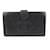 Chanel Portafoglio con patta lunga con logo CC in pelle nera caviale  ref.599153