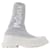 Alexander Mcqueen Tread Slick Sneakers in Silver and White Fabric Multiple colors  ref.599222