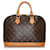 Louis Vuitton monogramme brun Alma PM Cuir Toile Marron  ref.599541