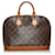 Louis Vuitton Brown Monogram Alma PM Leather Cloth  ref.599544