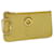Céline CELINE Coin Purse Leather Yellow Auth hk413  ref.599576