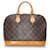 Louis Vuitton Brown Monogram Alma PM Leather Cloth  ref.599590