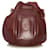 Cartier Red Must de Cartier Leather Bucket Bag Dark red Pony-style calfskin  ref.599645