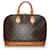 Louis Vuitton monogramme brun Alma PM Cuir Toile Marron  ref.599658
