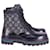 Louis Vuitton Ranger Ankle Boots in Navy Blue Leather   ref.600036