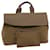 Hermès HERMES Valparaiso GM Hand Bag Canvas Leather Brown Auth 29921a Cloth  ref.600173