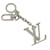 LOUIS VUITTON Porte Cles Initials LV Key Holder Silver LV Auth 29936 Silvery Metal  ref.600183