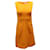 Diane Von Furstenberg Carrie A-Line Dress in Orange Polyester Rayon Cellulose fibre  ref.600493