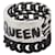Alexander Mcqueen Graffiti Chain Ring, brass Silvery Metallic  ref.600764