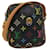 Bolsa de ombro LOUIS VUITTON Monogram multicolorida com elevação preta M40056 LV Autenticação hs666 Preto  ref.600871