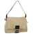 FENDI Mamma Baguette Shoulder Bag Canvas Beige Auth yk4541 Cloth  ref.601053