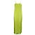 Coast Vestido maxi sem alças amarelo neon