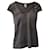 Chloé T-shirt Chloe Tie-Dye com Enfeite de Flores em Algodão Cinza  ref.601411