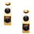 Louis Vuitton Pendientes de aro Gimme A Clue Dorado Metal  ref.601636
