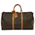 Louis Vuitton Keepall 50 Brown Cloth  ref.601866