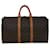 Louis Vuitton Keepall 50 Brown Cloth  ref.601868