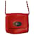 Bolsa de ombro Mulberry Mini Lily em couro vermelho  ref.601904