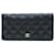 Chanel Timeless Black Caviar Long Flap Wallet with Gold Gardware Leather  ref.602085