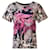 Hermès Bedruckte Bluse mit mehreren Drucken Pink Baumwolle  ref.602166