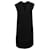 Mini vestido Vince com painéis em viscose preta Preto Fibra de celulose  ref.602250