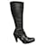 Prada boots p 40,5 New condition Black Leather  ref.602388