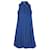 Alice + Olivia Cassidy - Robe courte à col noué en soie bleue  ref.602681