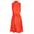 Diane Von Furstenberg Harmony Lepic Kleid in Orange Rayon Strahl Zellulosefaser  ref.602690