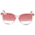 Óculos de sol Alexander McQueen em acetato rosa Fibra de celulose  ref.602895